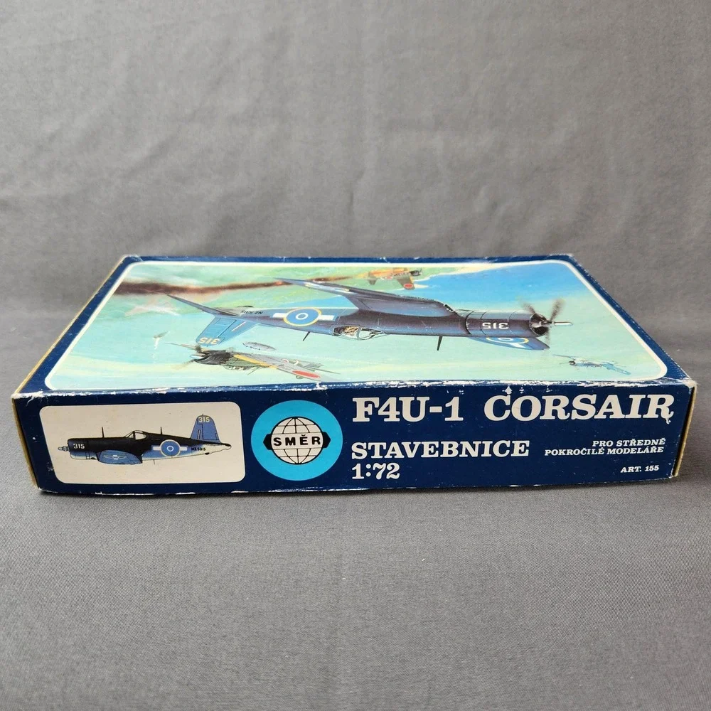 SMER F4U-1 Corsair 1:72 Plastic Model Kit Vought WWII Art 155 Unbuilt Aircraft‎